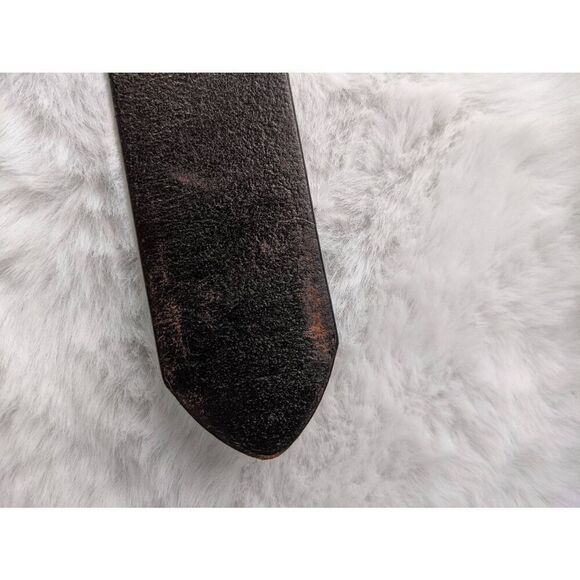 Giorgio Armani Brown Leather Belt Men's Size 42 - Picture 7 of 7